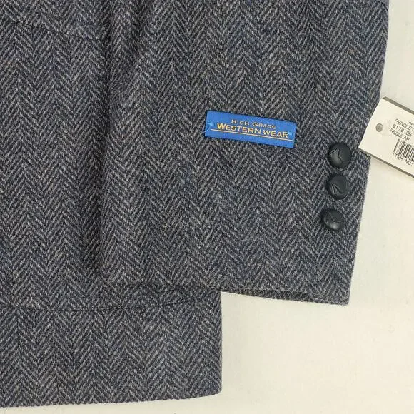 Vintage Pendleton Wool Ranchman Sport Coat Men's Sz 48 NWT